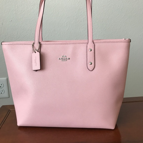 Coach Handbags - Coach Crossgrain Leather Zip Top City Tote Bag i